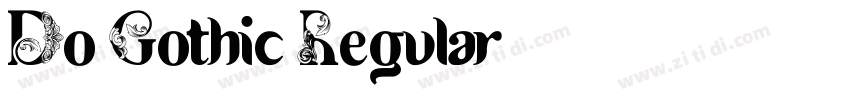 Do Gothic Regular字体转换